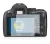 Image of the device Pentax K-50 with a wide variety of screen protectors.