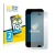 Front side of a product packaging with the brand logo BROTECT. Next to it is the device Apple iPhone 5S shown with the corresp