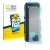 Front side of a product packaging with the brand logo BROTECT. Next to it is the device Transcend MP350 shown with the corresp