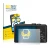 Front side of a product packaging with the brand logo BROTECT. Next to it is the device Panasonic Lumix DMC-TZ35 shown with th