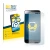 Front side of a product packaging with the brand logo BROTECT. Next to it is the device Samsung Galaxy S5 Mini SM-G800F shown 