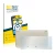 Front side of a product packaging with the brand logo BROTECT. Next to it is the device Nintendo New 3DS (housing) shown with 