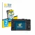 Front side of a product packaging with the brand logo BROTECT. Next to it is the device Nikon Coolpix S9900 shown with the cor