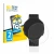 Front side of a product packaging with the brand logo BROTECT. Next to it is the device Garmin Forerunner 235 shown with the c