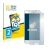 Front side of a product packaging with the brand logo BROTECT. Next to it is the device Samsung Galaxy A3 2016 shown with the 