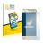 Front side of a product packaging with the brand logo BROTECT. Next to it is the device Samsung Galaxy J7 2016 shown with the 