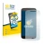 Front side of a product packaging with the brand logo BROTECT. Next to it is the device Motorola Moto G4 Plus shown with the c