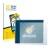 Front side of a product packaging with the brand logo BROTECT. Next to it is the device Siemens Simatic HMI KTP 400 Basic show