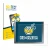 Front side of a product packaging with the brand logo BROTECT. Next to it is the device Siemens Simatic HMI KTP 1200 Basic sho