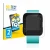 Front side of a product packaging with the brand logo BROTECT. Next to it is the device Garmin Forerunner 35 shown with the co