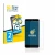 Front side of a product packaging with the brand logo BROTECT. Next to it is the device Huawei P10 Lite shown with the corresp