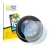 Front side of a product packaging with the brand logo BROTECT. Next to it is the device Amazon Echo Spot shown with the corres