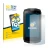 Front side of a product packaging with the brand logo BROTECT. Next to it is the device Crosscall Trekker M1 shown with the co