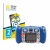 Front side of a product packaging with the brand logo BROTECT. Next to it is the device Vtech Kidizoom Duo 5.0 shown with the 