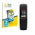 Front side of a product packaging with the brand logo BROTECT. Next to it is the device Garmin Vivofit 4 shown with the corres