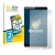 Front side of a product packaging with the brand logo BROTECT. Next to it is the device Huawei MediaPad M5 8.4 shown with the 