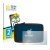Front side of a product packaging with the brand logo BROTECT. Next to it is the device TomTom GO Basic 5" shown with the corr