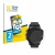 Front side of a product packaging with the brand logo BROTECT. Next to it is the device Garmin Fenix 5 Plus (47 mm) shown with