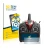 Front side of a product packaging with the brand logo BROTECT. Next to it is the device VBar Control Touch shown with the corr