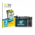 Front side of a product packaging with the brand logo BROTECT. Next to it is the device Panasonic Lumix DC-TZ90 shown with the