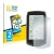 Front side of a product packaging with the brand logo BROTECT. Next to it is the device A-Rival Teasi One4 shown with the corr