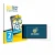Front side of a product packaging with the brand logo BROTECT. Next to it is the device Garmin DriveTrack 71 shown with the co