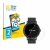 Front side of a product packaging with the brand logo BROTECT. Next to it is the device Circular Displays (ø: 27 mm) shown wit