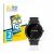 Front side of a product packaging with the brand logo BROTECT. Next to it is the device Circular Displays (ø: 37 mm) shown wit