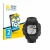 Front side of a product packaging with the brand logo BROTECT. Next to it is the device Garmin Instinct Tactical Edition shown