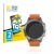 Front side of a product packaging with the brand logo BROTECT. Next to it is the device Garmin Fenix 6 Pro shown with the corr