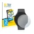Front side of a product packaging with the brand logo BROTECT. Next to it is the device Garmin Fenix 6S Pro shown with the cor