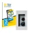 Front side of a product packaging with the brand logo BROTECT. Next to it is the device Ring Video Doorbell Elite shown with t