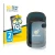 Front side of a product packaging with the brand logo BROTECT. Next to it is the device Garmin eTrex 22x shown with the corres