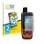 Front side of a product packaging with the brand logo BROTECT. Next to it is the device Garmin GPSMAP 86i shown with the corre