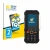 Front side of a product packaging with the brand logo BROTECT. Next to it is the device RugGear RG170 shown with the correspon