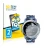 Front side of a product packaging with the brand logo BROTECT. Next to it is the device Honor Watch GS Pro shown with the corr