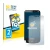 Front side of a product packaging with the brand logo BROTECT. Next to it is the device Brondi Amico Dual Sim shown with the c