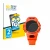 Front side of a product packaging with the brand logo BROTECT. Next to it is the device Casio G-Shock GBA-900 shown with the c