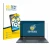 Front side of a product packaging with the brand logo BROTECT. Next to it is the device ASUS ZenBook 14 Flip OLED shown with t