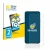 Front side of a product packaging with the brand logo BROTECT. Next to it is the device Samsung Galaxy S22 Plus 5G shown with 