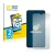 Front side of a product packaging with the brand logo BROTECT. Next to it is the device Samsung Galaxy A23 shown with the corr