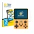 Front side of a product packaging with the brand logo BROTECT. Next to it is the device Powkiddy RGB20S shown with the corresp