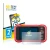 Front side of a product packaging with the brand logo BROTECT. Next to it is the device Launch CRP 123 / 129 EVO shown with th
