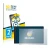Front side of a product packaging with the brand logo BROTECT. Next to it is the device Garmin DriveSmart 76 shown with the co