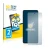 Front side of a product packaging with the brand logo BROTECT. Next to it is the device Motorola ThinkPhone shown with the cor
