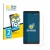 Front side of a product packaging with the brand logo BROTECT. Next to it is the device Hisense A9 shown with the correspondin