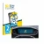 Front side of a product packaging with the brand logo BROTECT. Next to it is the device Peugeot 2008 2022 Cockpit shown with t