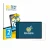 Front side of a product packaging with the brand logo BROTECT. Next to it is the device Samsung Galaxy Tab S9 Plus WiFi shown 