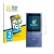 Front side of a product packaging with the brand logo BROTECT. Next to it is the device Sony Walkman NW-E394 shown with the co