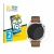 Front side of a product packaging with the brand logo BROTECT. Next to it is the device Huawei Watch GT 4 (46mm) shown with th